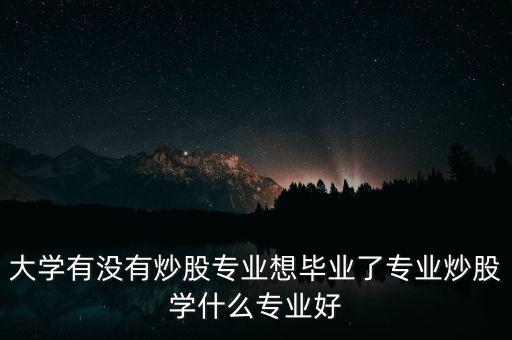 中國(guó)有多少專(zhuān)業(yè)炒股的,可以做專(zhuān)業(yè)炒股嗎