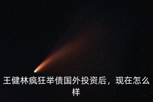 王健林瘋狂舉債國外投資后，現(xiàn)在怎么樣