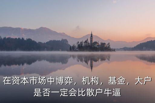在資本市場中博弈，機(jī)構(gòu)，基金，大戶是否一定會比散戶牛逼