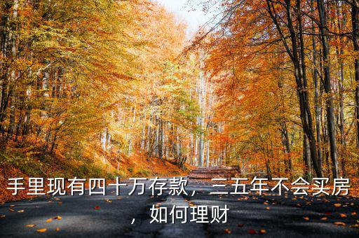 怎么理財(cái)買(mǎi)房,1000萬(wàn)不買(mǎi)房怎么理財(cái)