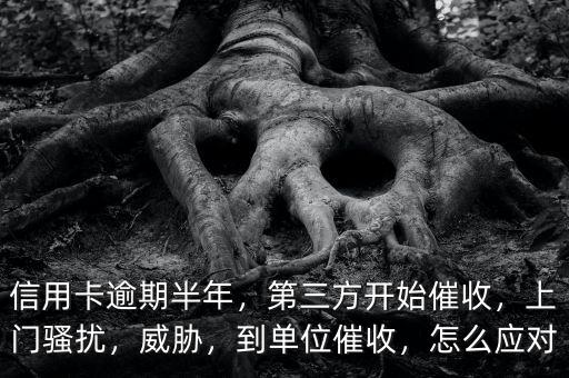 信用卡逾期半年，第三方開始催收，上門騷擾，威脅，到單位催收，怎么應(yīng)對(duì)