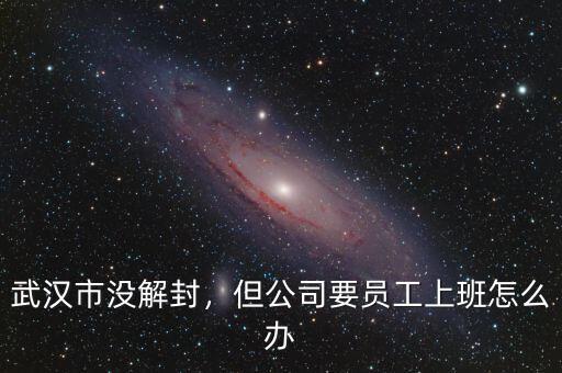 武漢市沒解封，但公司要員工上班怎么辦