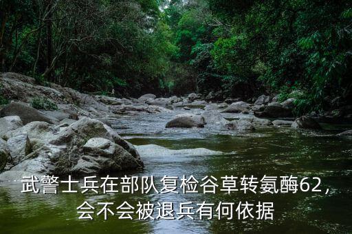 武警士兵在部隊(duì)復(fù)檢谷草轉(zhuǎn)氨酶62，會(huì)不會(huì)被退兵有何依據(jù)