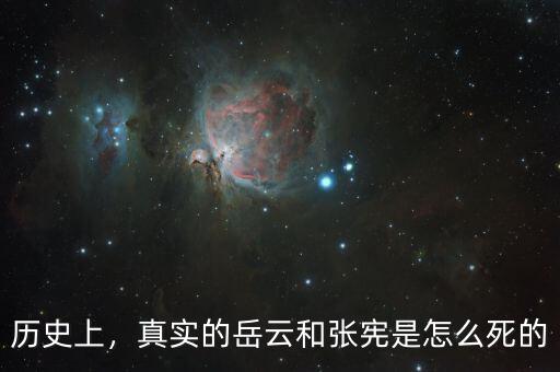 歷史上，真實的岳云和張憲是怎么死的