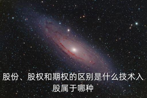 股份、股權(quán)和期權(quán)的區(qū)別是什么技術(shù)入股屬于哪種