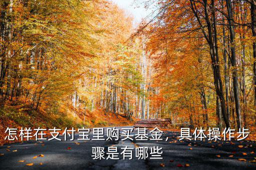 怎樣在支付寶里購買基金，具體操作步驟是有哪些