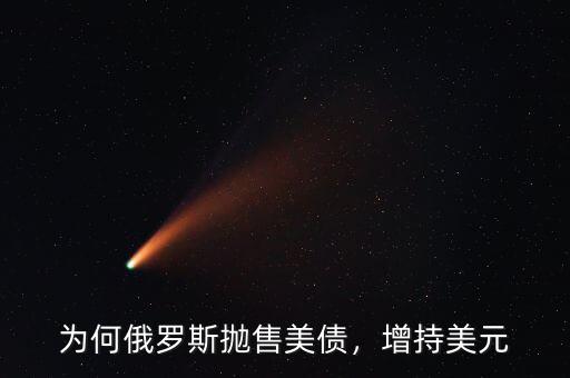 為何俄羅斯拋售美債，增持美元