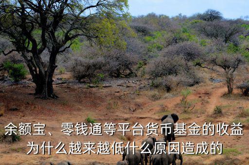 余額寶、零錢通等平臺貨幣基金的收益為什么越來越低什么原因造成的