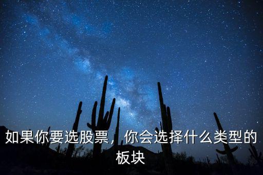 如果你要選股票，你會選擇什么類型的板塊