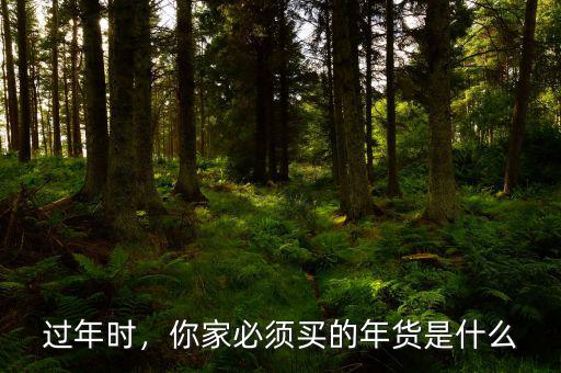 過(guò)年時(shí)，你家必須買(mǎi)的年貨是什么