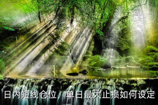 日內(nèi)短線倉位，單日最大止損如何設(shè)定