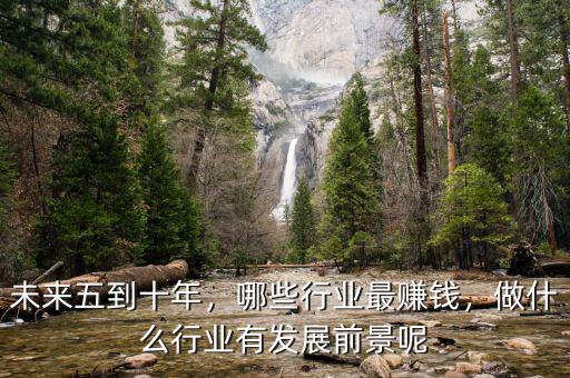 未來五到十年，哪些行業(yè)最賺錢，做什么行業(yè)有發(fā)展前景呢
