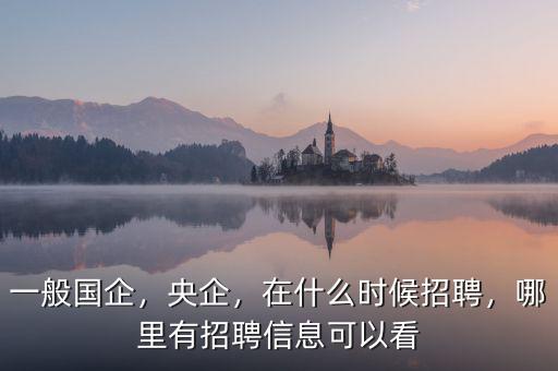 一般國企，央企，在什么時候招聘，哪里有招聘信息可以看