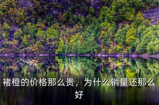 褚橙的價(jià)格那么貴，為什么銷量還那么好