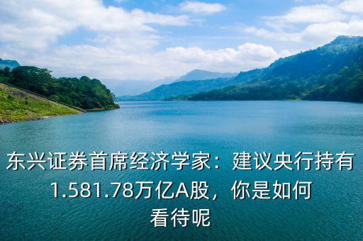 東興證券首席經(jīng)濟(jì)學(xué)家：建議央行持有1.581.78萬億A股，你是如何看待呢