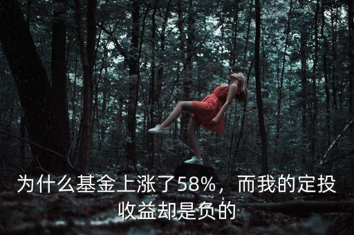 為什么基金上漲了58%，而我的定投收益卻是負的