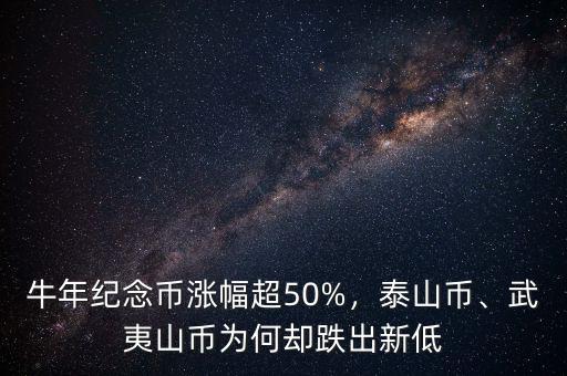牛年紀念幣漲幅超50%，泰山幣、武夷山幣為何卻跌出新低