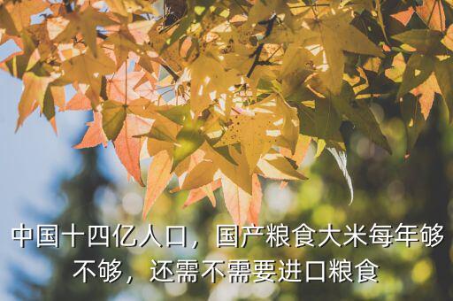 中國(guó)十四億人口，國(guó)產(chǎn)糧食大米每年夠不夠，還需不需要進(jìn)口糧食
