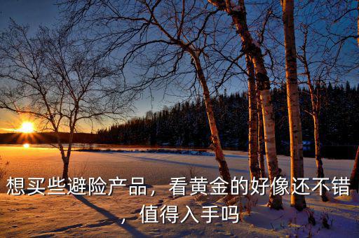 想買些避險產(chǎn)品，看黃金的好像還不錯，值得入手嗎