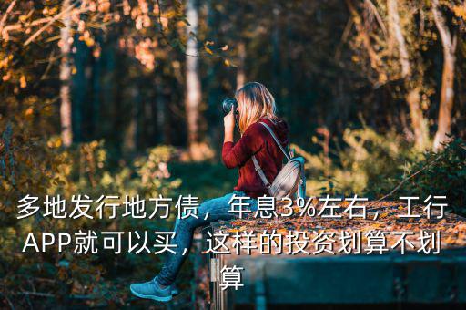 多地發(fā)行地方債，年息3%左右，工行APP就可以買，這樣的投資劃算不劃算