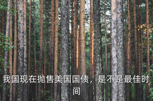 我國現(xiàn)在拋售美國國債，是不是最佳時(shí)間
