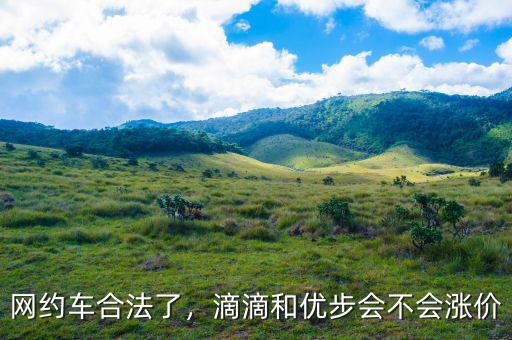 網(wǎng)約車合法了，滴滴和優(yōu)步會(huì)不會(huì)漲價(jià)