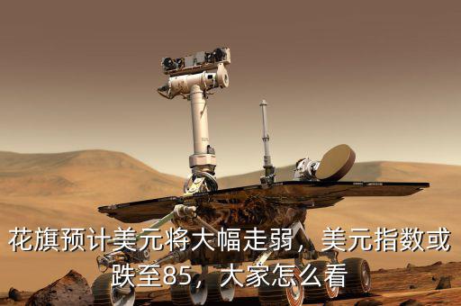 花旗預(yù)計(jì)美元將大幅走弱，美元指數(shù)或跌至85，大家怎么看