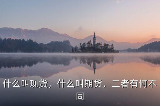 什么叫現(xiàn)貨，什么叫期貨，二者有何不同
