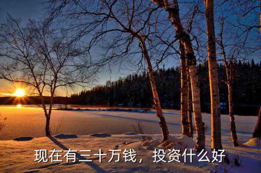現(xiàn)在有三十萬錢，投資什么好