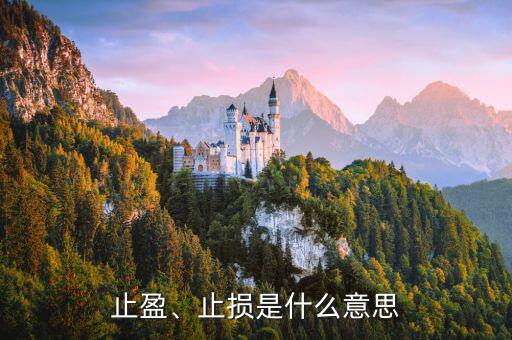 止盈、止損是什么意思