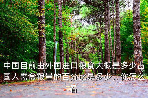中國(guó)目前由外國(guó)進(jìn)口糧食大概是多少占國(guó)人需食糧量的百分比是多少，你怎么看