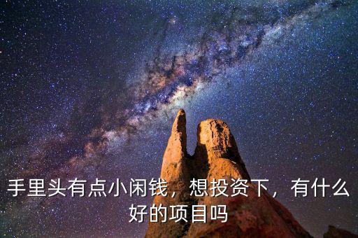 手里頭有點小閑錢，想投資下，有什么好的項目嗎
