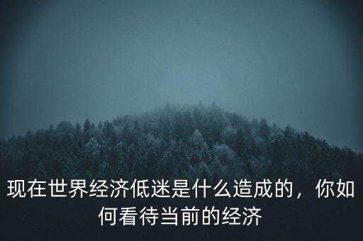 現(xiàn)在世界經(jīng)濟(jì)低迷是什么造成的，你如何看待當(dāng)前的經(jīng)濟(jì)
