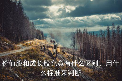 價(jià)值股和成長股究竟有什么區(qū)別，用什么標(biāo)準(zhǔn)來判斷