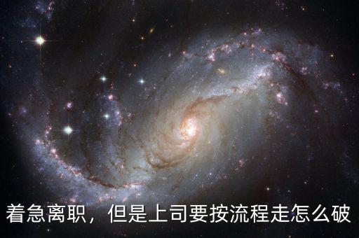 投奔怎么破,但是上司要按流程走。怎么破