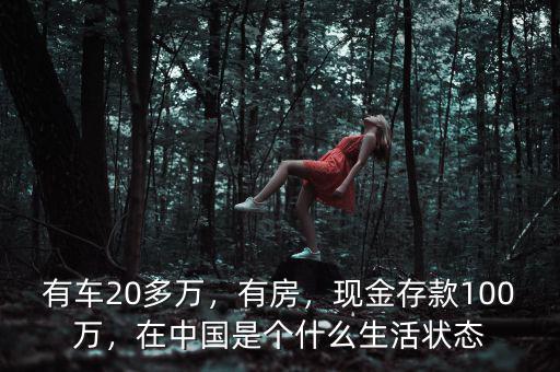 有車20多萬，有房，現(xiàn)金存款100萬，在中國是個(gè)什么生活狀態(tài)