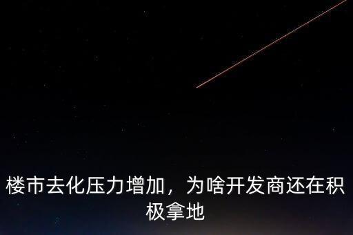 樓市去化壓力增加，為啥開(kāi)發(fā)商還在積極拿地