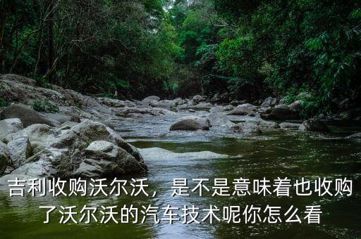 吉利收購沃爾沃，是不是意味著也收購了沃爾沃的汽車技術(shù)呢你怎么看