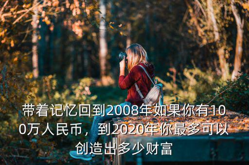 帶著記憶回到2008年如果你有100萬人民幣，到2020年你最多可以創(chuàng)造出多少財(cái)富