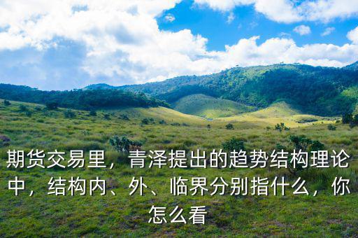 期貨交易里，青澤提出的趨勢(shì)結(jié)構(gòu)理論中，結(jié)構(gòu)內(nèi)、外、臨界分別指什么，你怎么看