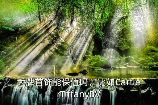 大牌首飾能保值嗎，比如CartierTiffanyBV