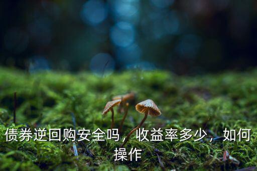 債券逆回購(gòu)安全嗎，收益率多少，如何操作
