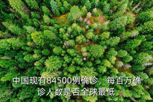 中國現(xiàn)有84500例確診，每百萬確診人數(shù)是否全球最低