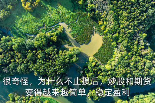 很奇怪，為什么不止損后，炒股和期貨變得越來(lái)越簡(jiǎn)單，穩(wěn)定盈利