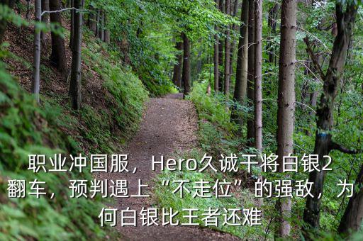 職業(yè)沖國服，Hero久誠干將白銀2翻車，預判遇上“不走位”的強敵，為何白銀比王者還難