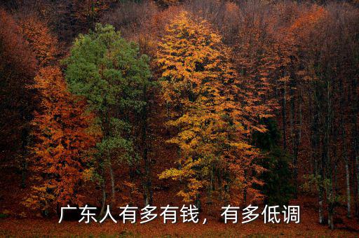 為什么廣東有錢(qián)人多,廣東有錢(qián)人那么多