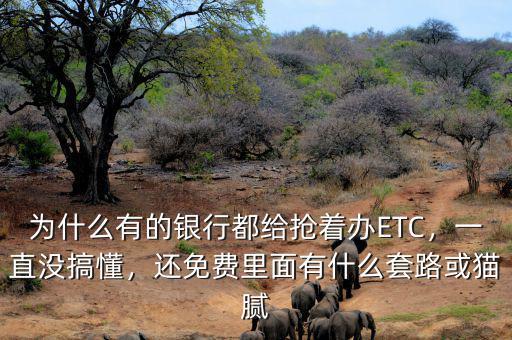 為什么有的銀行都給搶著辦ETC，一直沒搞懂，還免費(fèi)里面有什么套路或貓膩