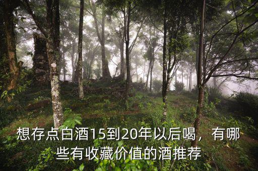 想存點(diǎn)白酒15到20年以后喝，有哪些有收藏價(jià)值的酒推薦