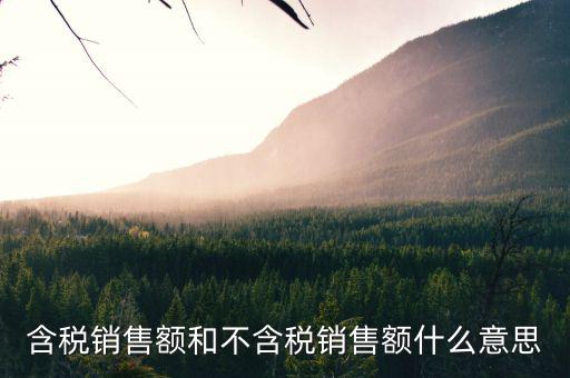 什么是含稅金額，什么是含稅