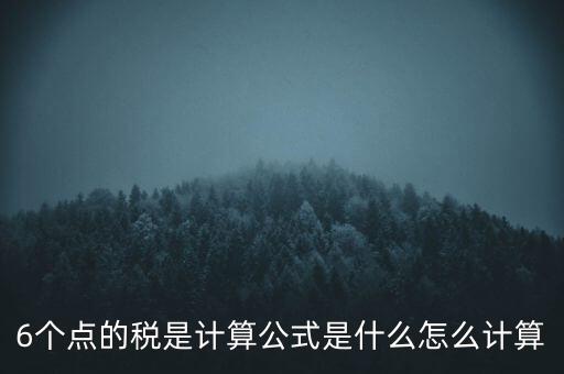 企業(yè)所得稅率6 是什么，企業(yè)所得稅率什么情況是6的